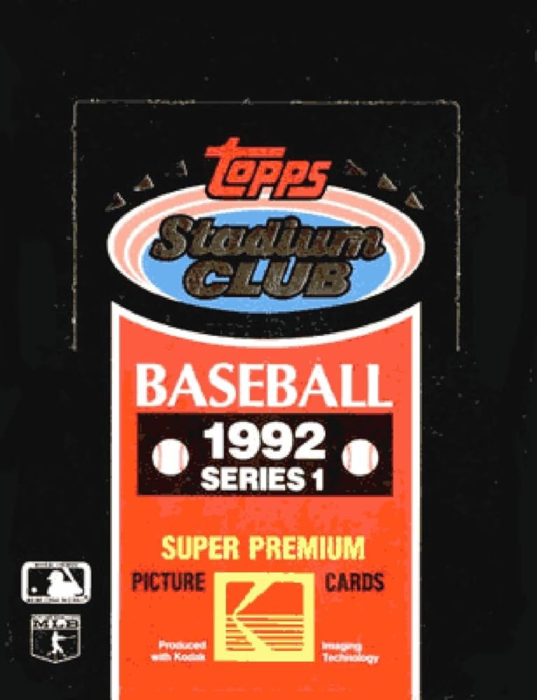 Topps 1992 Stadium Club Baseball Series 1 Unopened Box - 540